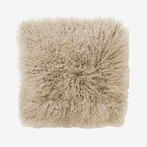 Skinnwille – Kuddfodral fårskinn Shansi – Beige – Prydnadskuddar & kuddfodral – Från Homeroom