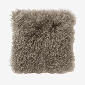 Skinnwille – Kuddfodral fårskinn Shansi – Brun – Prydnadskuddar & kuddfodral – Från Homeroom