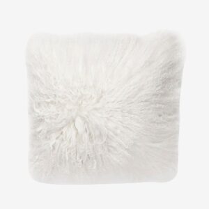 Skinnwille – Kuddfodral fårskinn Shansi – Vit – Prydnadskuddar & kuddfodral – Från Homeroom