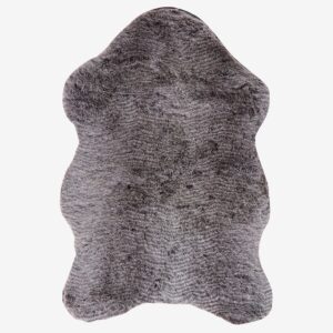 Skinnwille – Matta imitation Stily 90 cm – Grå – Fällar & skinnmattor – Från Homeroom
