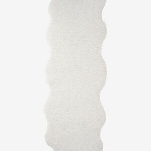 Skinnwille – Matta imitation Wooly 180cm – Vit – Fällar & skinnmattor – Från Homeroom