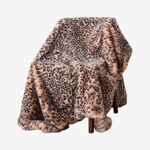 Skinnwille – Pläd Leo 140×220 cm – Flerfärgad – Filtar & plädar – Från Homeroom