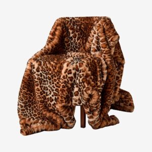 Skinnwille – Pläd Leo 140×220 cm – Flerfärgad – Filtar & plädar – Från Homeroom