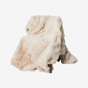 Skinnwille – Pläd Misty – Beige – Filtar & plädar – Från Homeroom