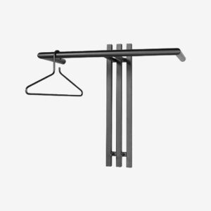 Spinder Design – Klädhängare Senza 1 – Svart – Hatthyllor – Från Homeroom