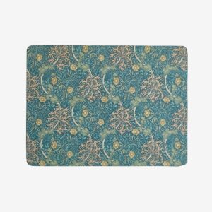 Spode – Bordsunderlägg Morris & Co Seaweed 4-pack – Blå – Löpare & tabletter – Från Homeroom