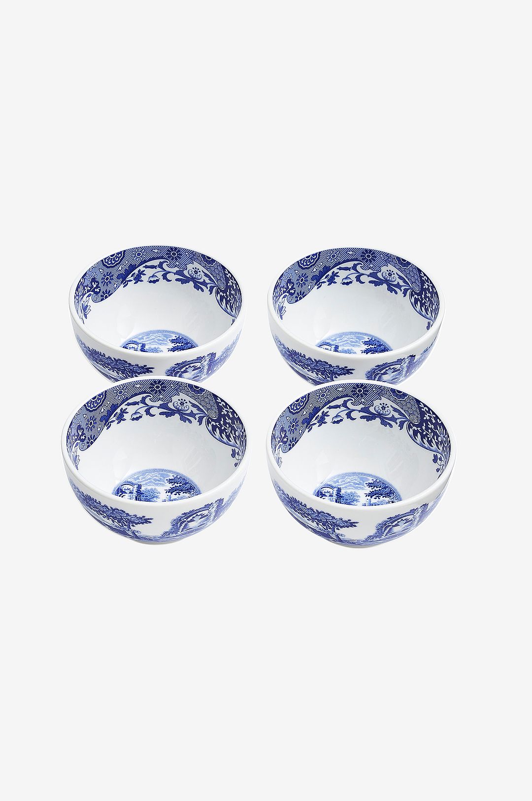 Spode – Doppskål Blue Italian 10 cm, 4-pack – Blå – Skålar – Från Homeroom