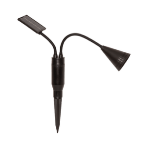 Spotlight solcellsbelysning Svart