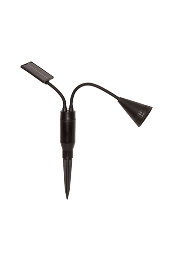 Spotlight solcellsbelysning Svart