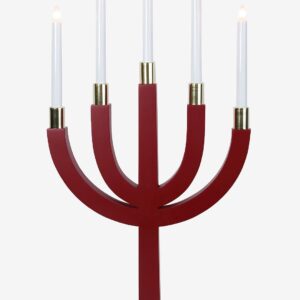 Star Trading – Adventsljusstake Elias – Röd – Adventsljusstakar – Från Homeroom