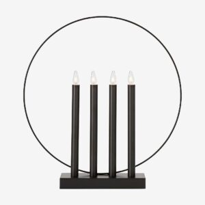 Star Trading – Adventsljusstake Glory – Svart – Adventsljusstakar – Från Homeroom