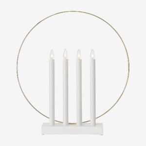 Star Trading – Adventsljusstake Glory – Vit – Adventsljusstakar – Från Homeroom