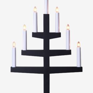 Star Trading – Adventsljusstake Trapp – Svart – Adventsljusstakar – Från Homeroom
