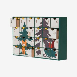 Star Trading – Bordsdekoration Forest Friends 24,5 cm – Flerfärgad – Dekorativ julbelysning – Från Homeroom