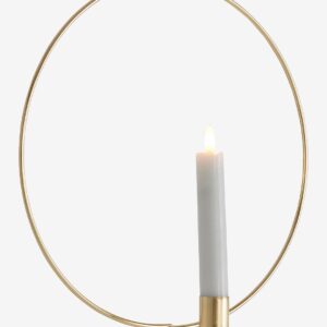 Star Trading – CANDLE RING väggdekoration med LED-ljus – Mässing – Dekorativ julbelysning – Från Homeroom