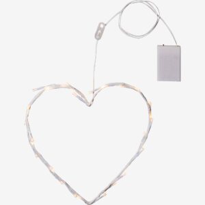 Star Trading – Crispy hjärta 27cm – Vit – Dekorativ julbelysning – Från Homeroom
