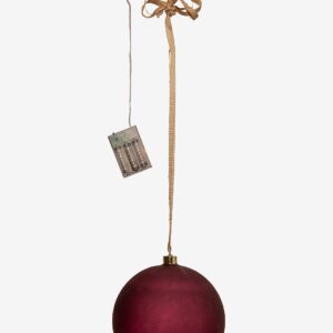 Star Trading – Dekoration Bliss 20cm – Röd – Dekorativ julbelysning – Från Homeroom