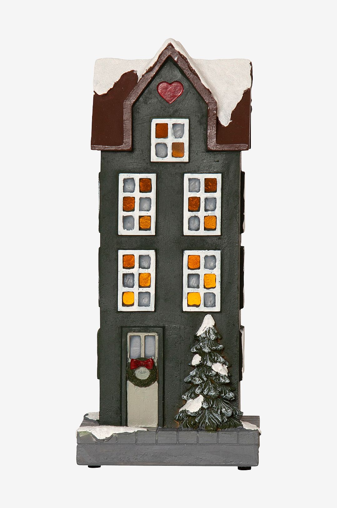 Star Trading - Dekoration Hus - Grön - Dekorativ julbelysning - Från Homeroom