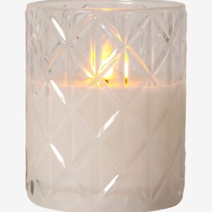 Star Trading – Flamme Romb 12cm – Transparent – Dekorativ julbelysning – Från Homeroom