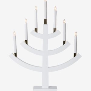 Star Trading – GILLIAN elljusstake – Vit – Adventsljusstakar – Från Homeroom