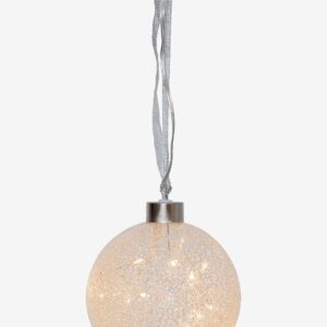 Star Trading – Glaskula Glow Snow – Vit – Dekorativ julbelysning – Från Homeroom