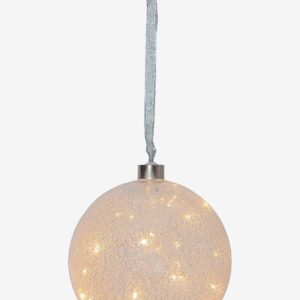 Star Trading – Glaskula Glow Snow – Vit – Dekorativ julbelysning – Från Homeroom