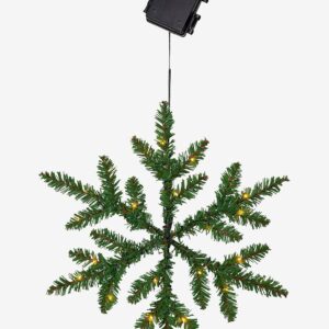 Star Trading – Krans Snowflake 40cm – Grön – Dekorativ julbelysning – Från Homeroom