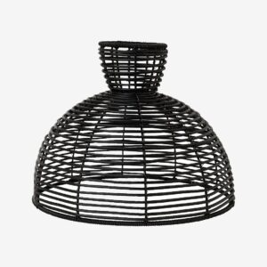 Star Trading – Lampskärm Runde 29,5 cm – Svart – Taklampor utomhus – Från Homeroom