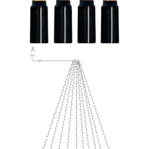 Star Trading – Ljuskedja Glänsande varmvit 2,8m – Svart – Ljusslingor – Från Homeroom