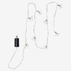 Star Trading – Ljusslinga Dew Drop Flower 2,1m – Svart – Ljusslingor – Från Homeroom