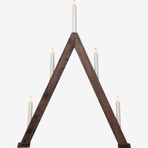 Star Trading – Ljusstake Albo 66cm – Brun – Adventsljusstakar – Från Homeroom