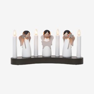 Star Trading – Ljusstake Angel choir – Vit – Dekorativ julbelysning – Från Homeroom
