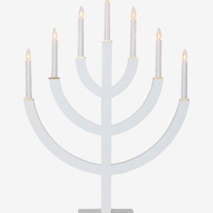 Star Trading – Ljusstake Anno 71cm – Vit – Adventsljusstakar – Från Homeroom
