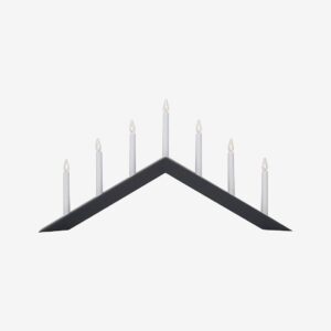 Star Trading – Ljusstake Arrow – Grå – Adventsljusstakar – Från Homeroom