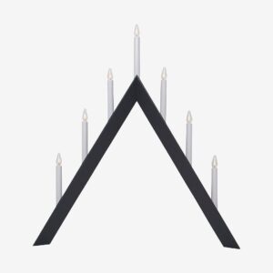 Star Trading – Ljusstake Arrow – Grå – Adventsljusstakar – Från Homeroom