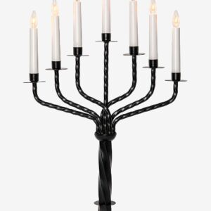 Star Trading – Ljusstake Borrning – Svart – Adventsljusstakar – Från Homeroom