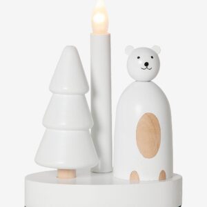 Star Trading – Ljusstake Christmas Joy Björn – Vit – Adventsljusstakar – Från Homeroom