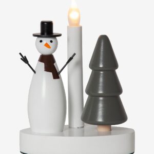 Star Trading – Ljusstake Christmas Joy Snögubbe – Vit – Adventsljusstakar – Från Homeroom