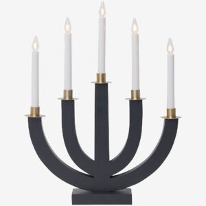 Star Trading – Ljusstake Eli – Grå – Adventsljusstakar – Från Homeroom