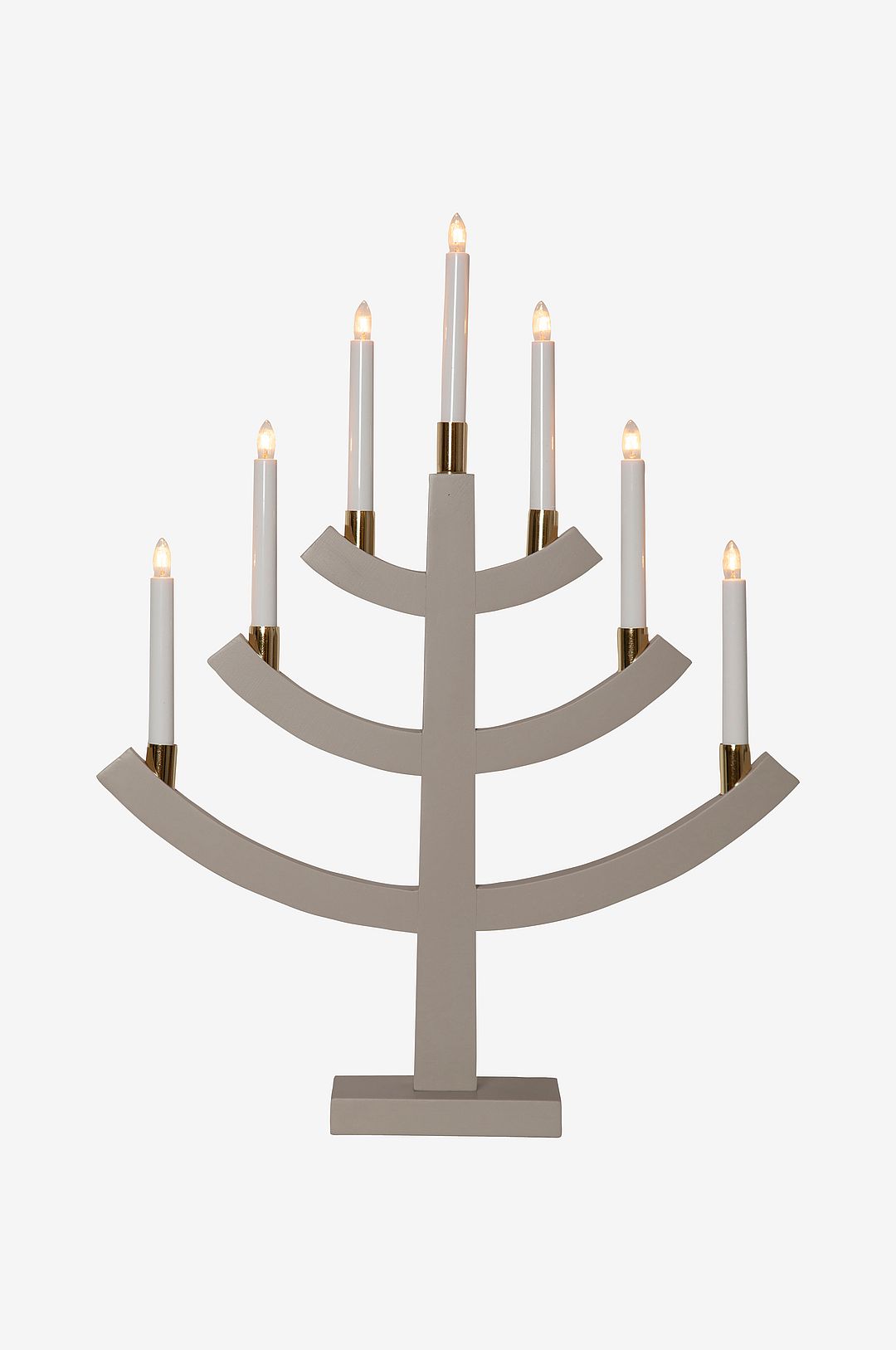 Star Trading – Ljusstake Gillian 64cm – Beige – Adventsljusstakar – Från Homeroom