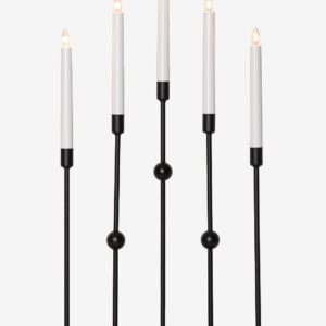 Star Trading – Ljusstake Gustavo 5L – Svart – Adventsljusstakar – Från Homeroom