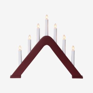 Star Trading – Ljusstake Jarve – Röd – Adventsljusstakar – Från Homeroom