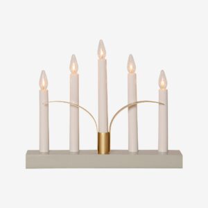 Star Trading – Ljusstake Lilja – Grå – Adventsljusstakar – Från Homeroom