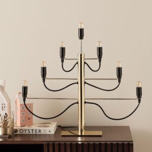 Star Trading – Ljusstake Milano med 7 ljuskällor – Mässing – Adventsljusstakar – Från Homeroom