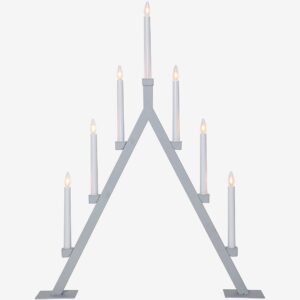 Star Trading – Ljusstake Oliver – Grå – Adventsljusstakar – Från Homeroom