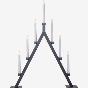 Star Trading – Ljusstake Oliver – Svart – Adventsljusstakar – Från Homeroom