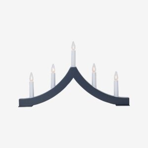 Star Trading – Ljusstake Pagod 27cm – Grå – Adventsljusstakar – Från Homeroom