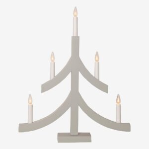 Star Trading – Ljusstake Pagod 47,5cm – Grå – Adventsljusstakar – Från Homeroom