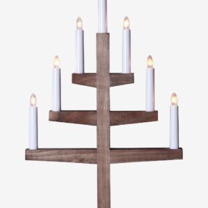 Star Trading – Ljusstake Trapp 7 – Brun – Adventsljusstakar – Från Homeroom