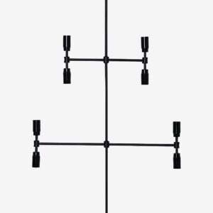 Star Trading – Ljusstake Twice 91cm – Svart – Adventsljusstakar – Från Homeroom